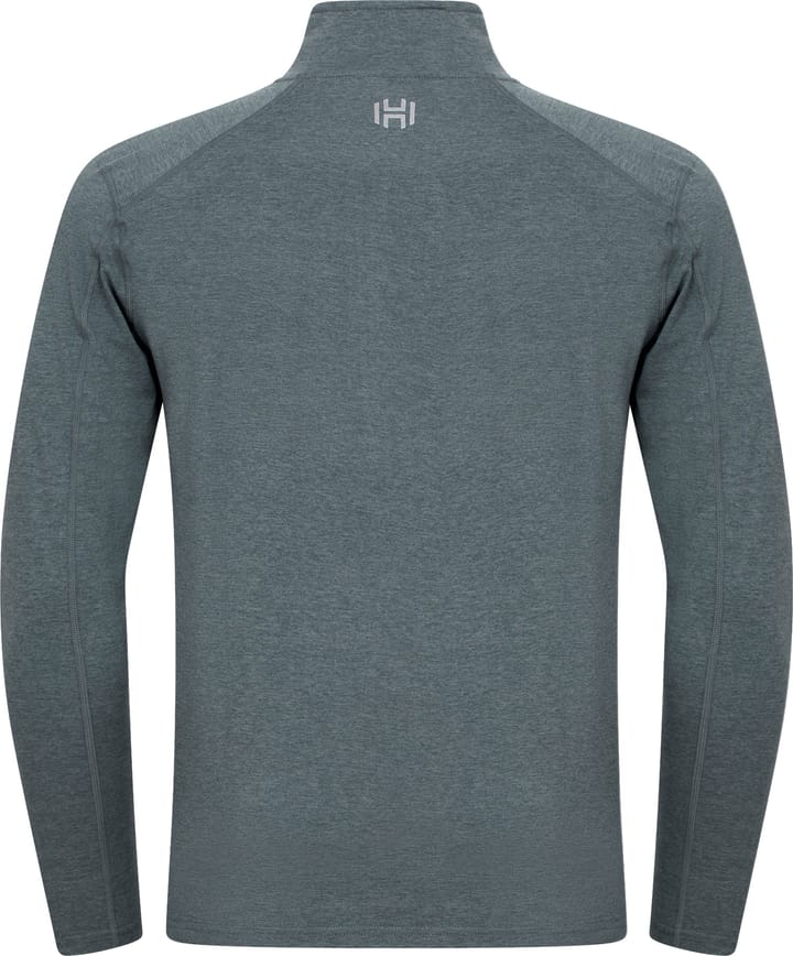 Hellner Men's Nunis Halfzip Long Sleeve Tee  Stormy Weather Hellner