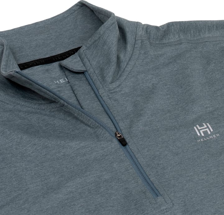 Hellner Men's Nunis Halfzip Long Sleeve Tee  Stormy Weather Hellner
