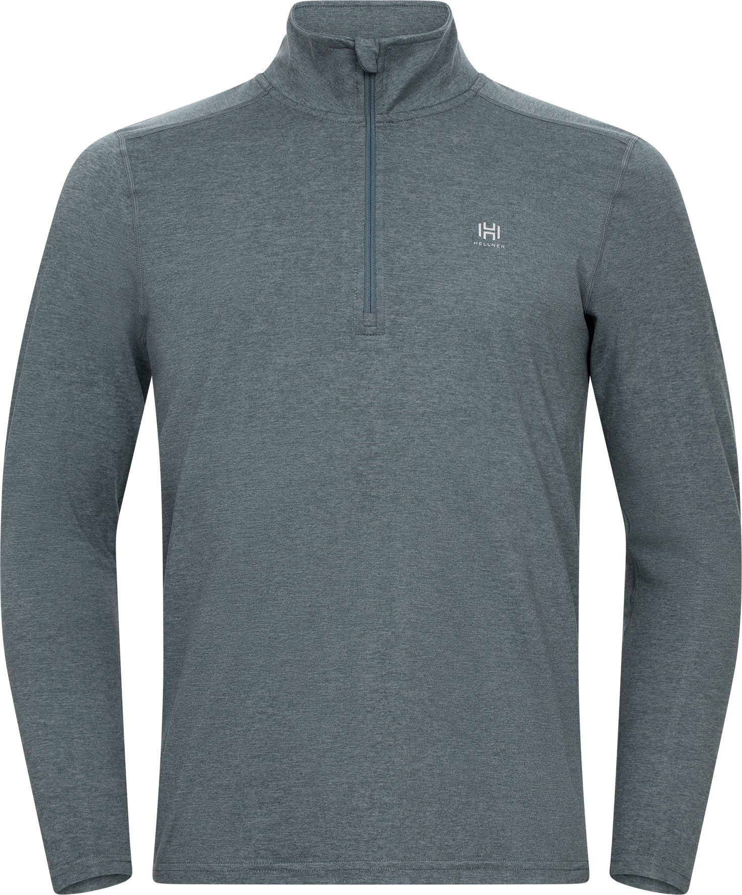 Hellner Men's Nunis Halfzip Long Sleeve Tee  Stormy Weather