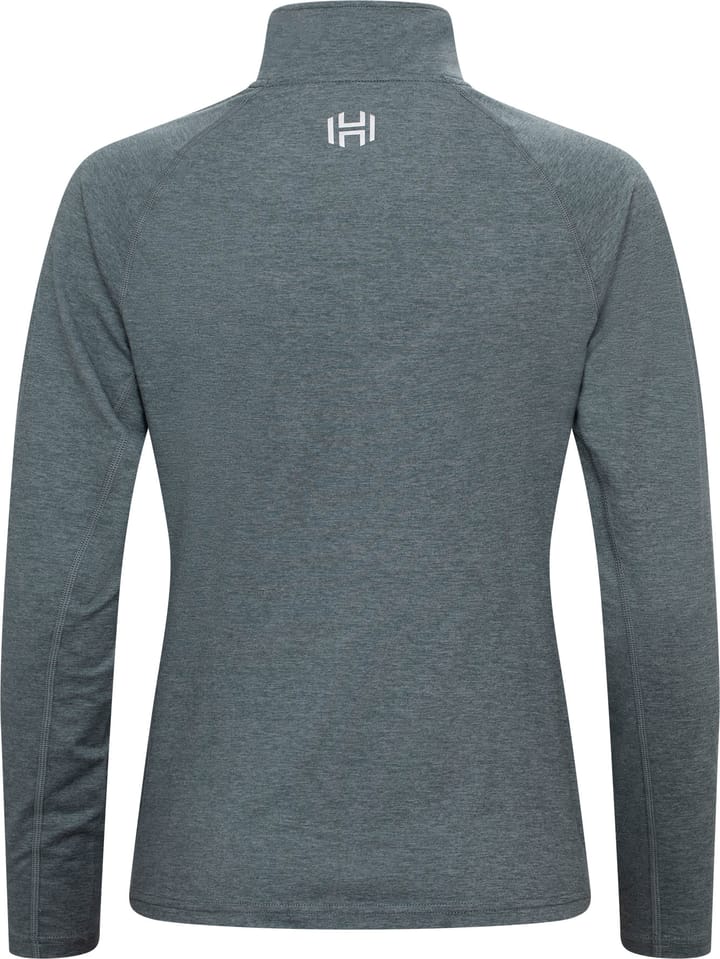 Hellner Women's Nunis Halfzip Long Sleeve Tee Stormy Weather Hellner