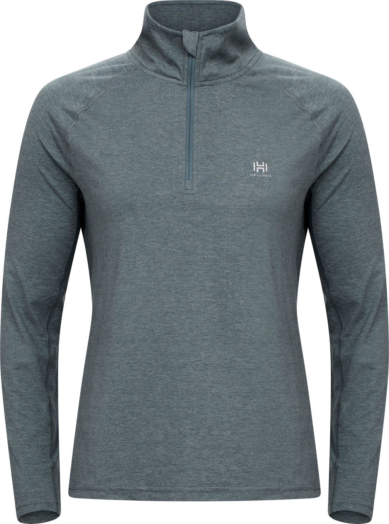 Hellner Women's Nunis Halfzip Long Sleeve Tee Stormy Weather