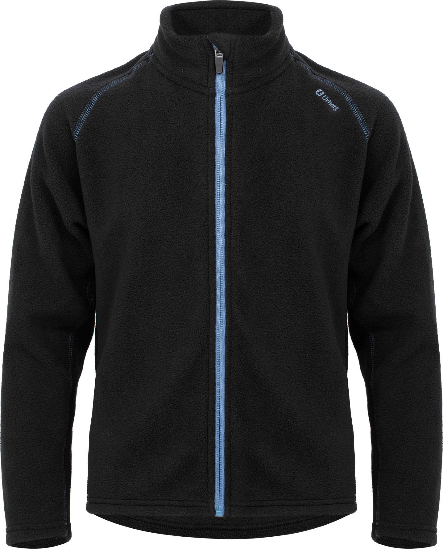 Urberg Kids' Tyldal Fleece Jacket Black Beauty/blue Horizon