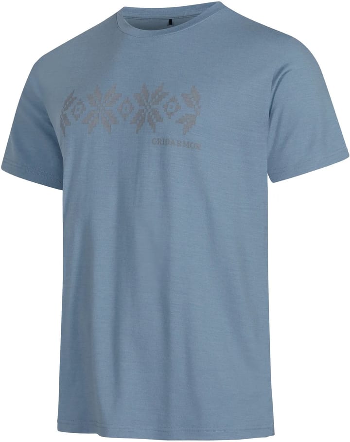 Gridarmor Larsnes Merino T-Skjorte Men Blue Shadow Gridarmor