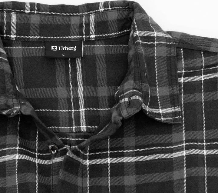 Urberg Flannel Ls W Strap Shirt Men Black Beauty Urberg