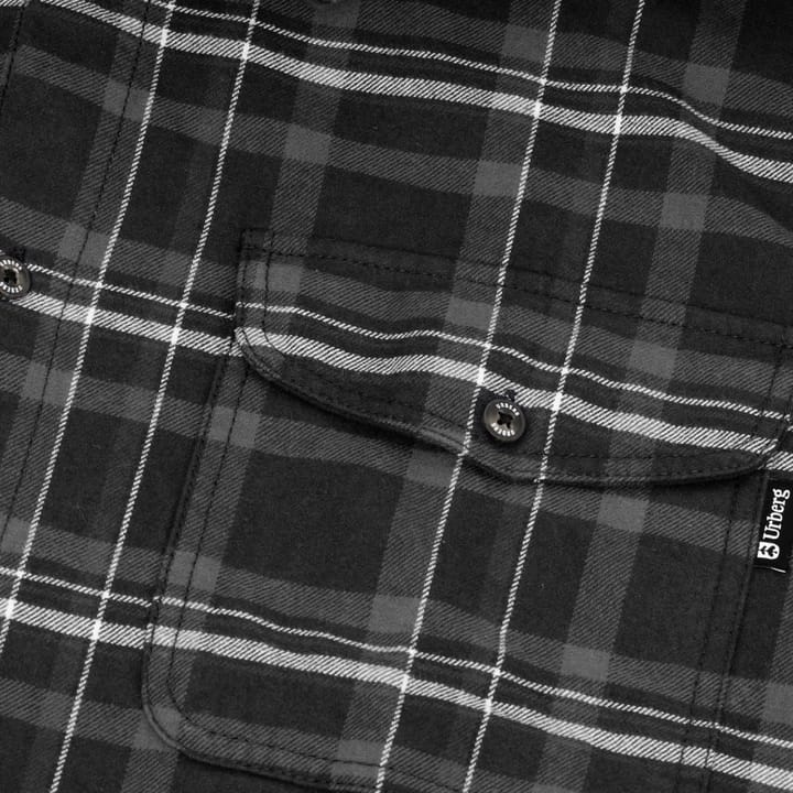 Urberg Flannel Ls W Strap Shirt Men Black Beauty Urberg