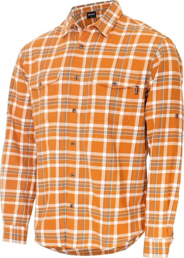 Urberg Flannel Ls W Strap Shirt Men Glazed Ginger Urberg