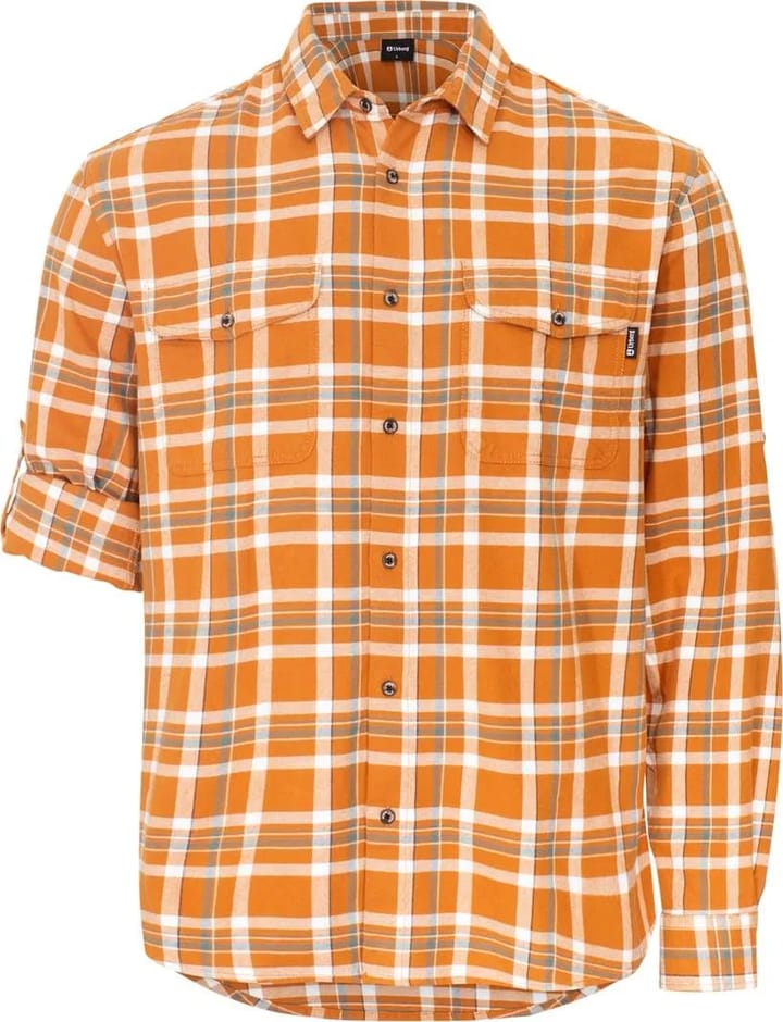 Urberg Flannel Ls W Strap Shirt Men Glazed Ginger Urberg