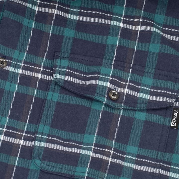Urberg Flannel Ls W Strap Shirt Men Blue Nights Urberg