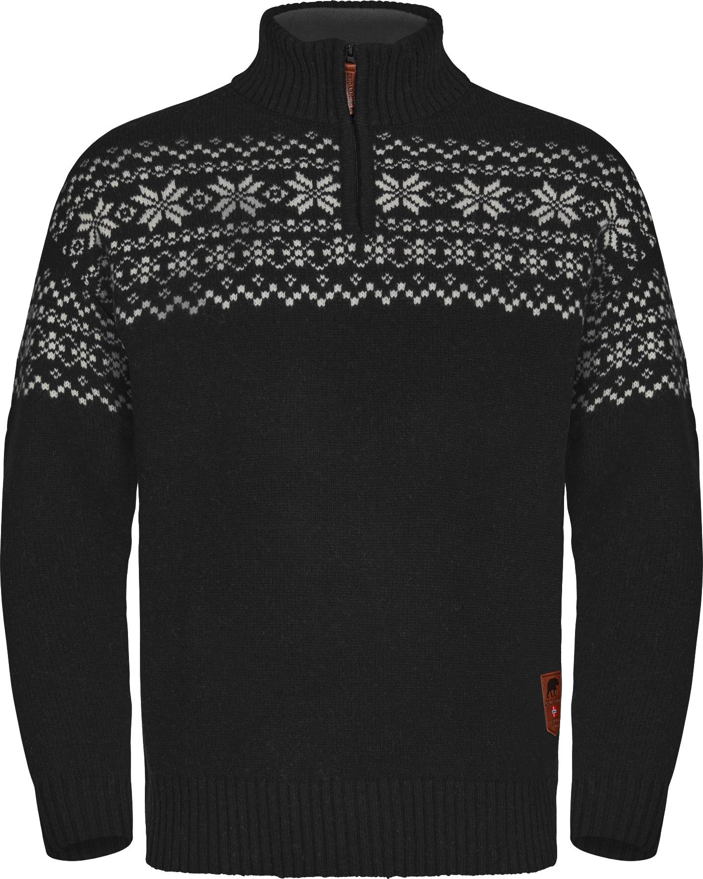 Gridarmor Snøkrystall Hz Ullgenser Men Black/White