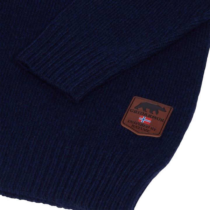 Gridarmor Snøkrystall Hz Ullgenser Men Navy Blue/White/Brown Gridarmor Gridarmor Snøkrystall Hz Ullgenser Men Navy Blue/White/Brown Gridarmor