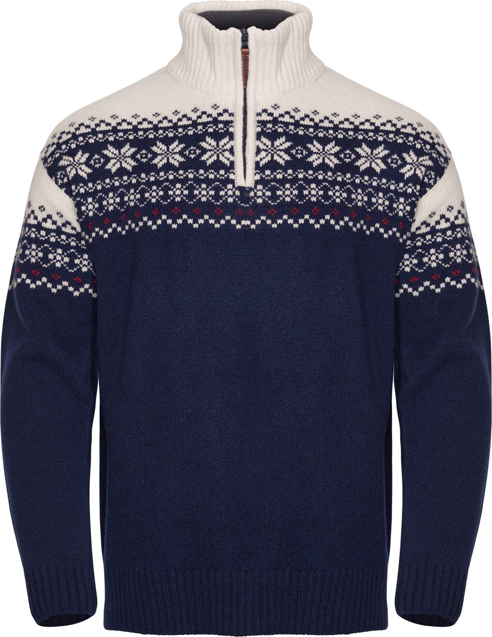 Men's Snøkrystall Half Zip Ullgenser