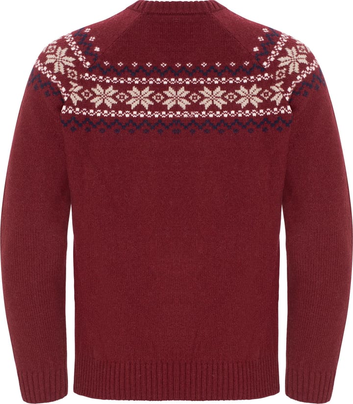 Gridarmor Men's Snøkrystall Round Neck Ullgenser Tawny Port Gridarmor
