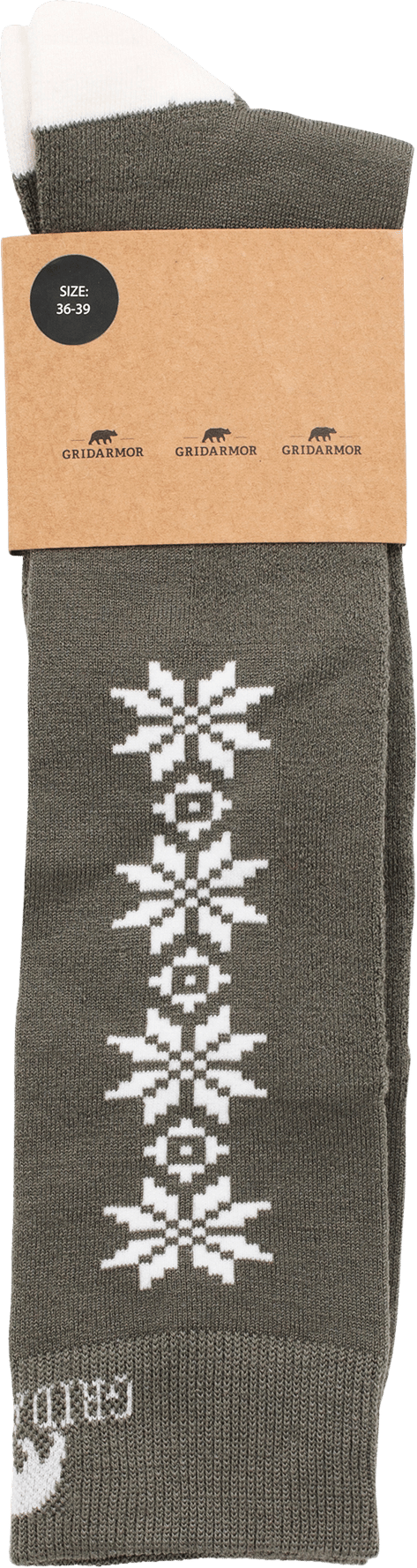 Gridarmor Alpin Merino Ski Sokk Dusty Olive Gridarmor