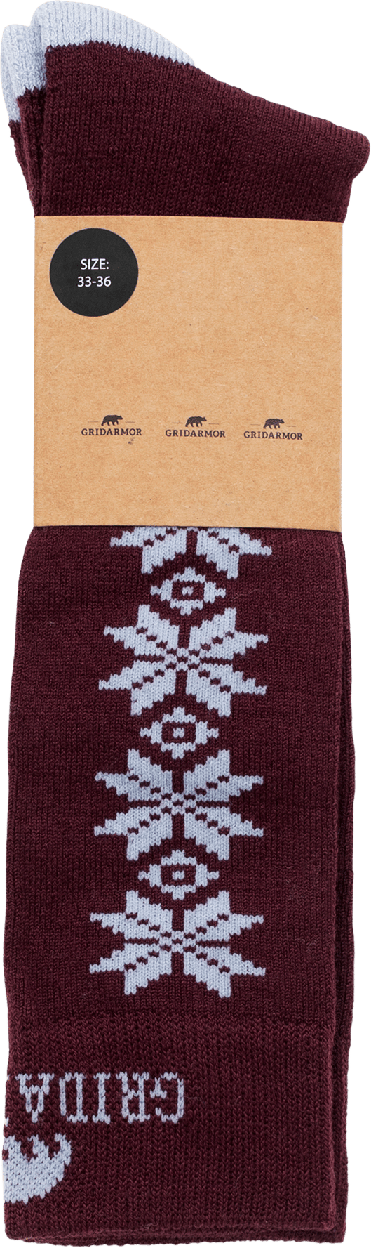 Gridarmor Kids' Alpin Merino Ski Sokk Jr Fig Gridarmor
