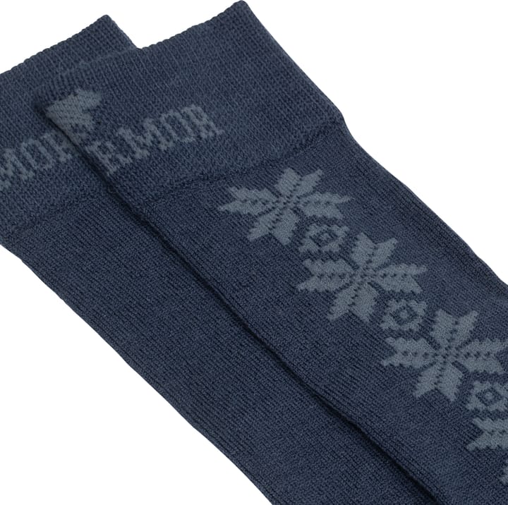 Gridarmor Kids' Alpin Merino Ski Sokk Jr Blue/Grey Gridarmor