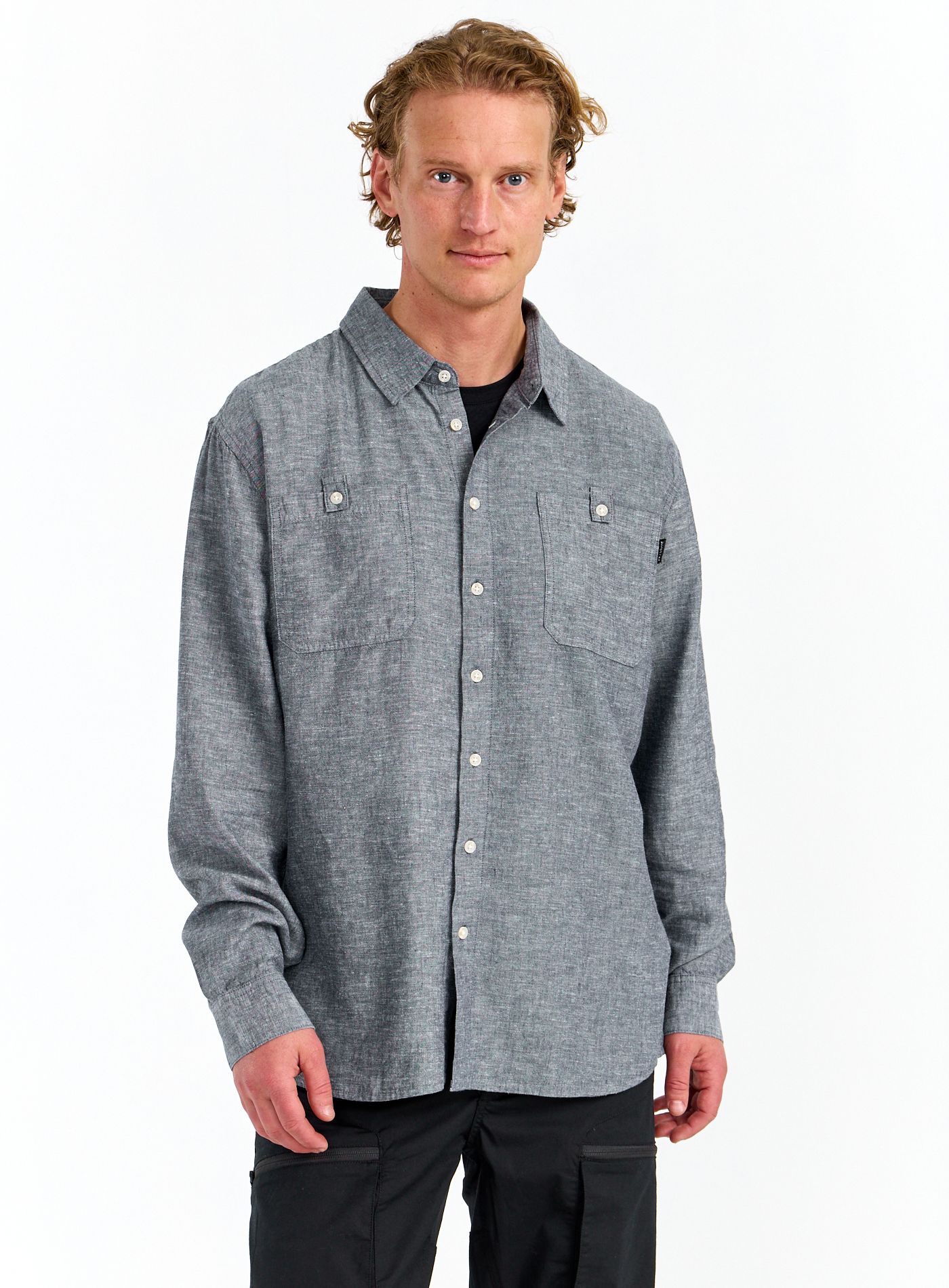 Urberg Men's Hemp LS Shirt Satellite
