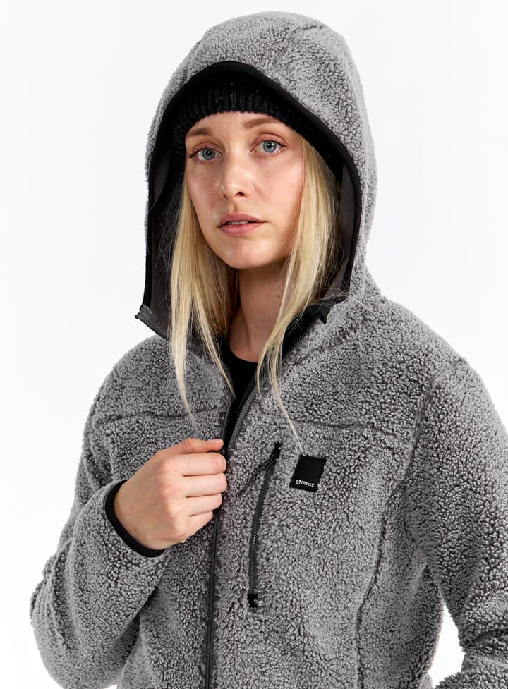 Urberg Pile Hoodie Wmn Grey Melange Urberg