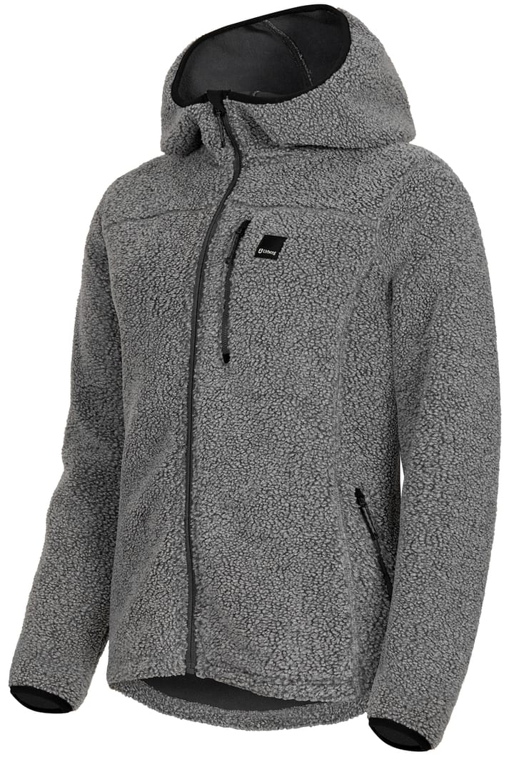 Urberg Women's Pile Hoodie Grey Melange Urberg