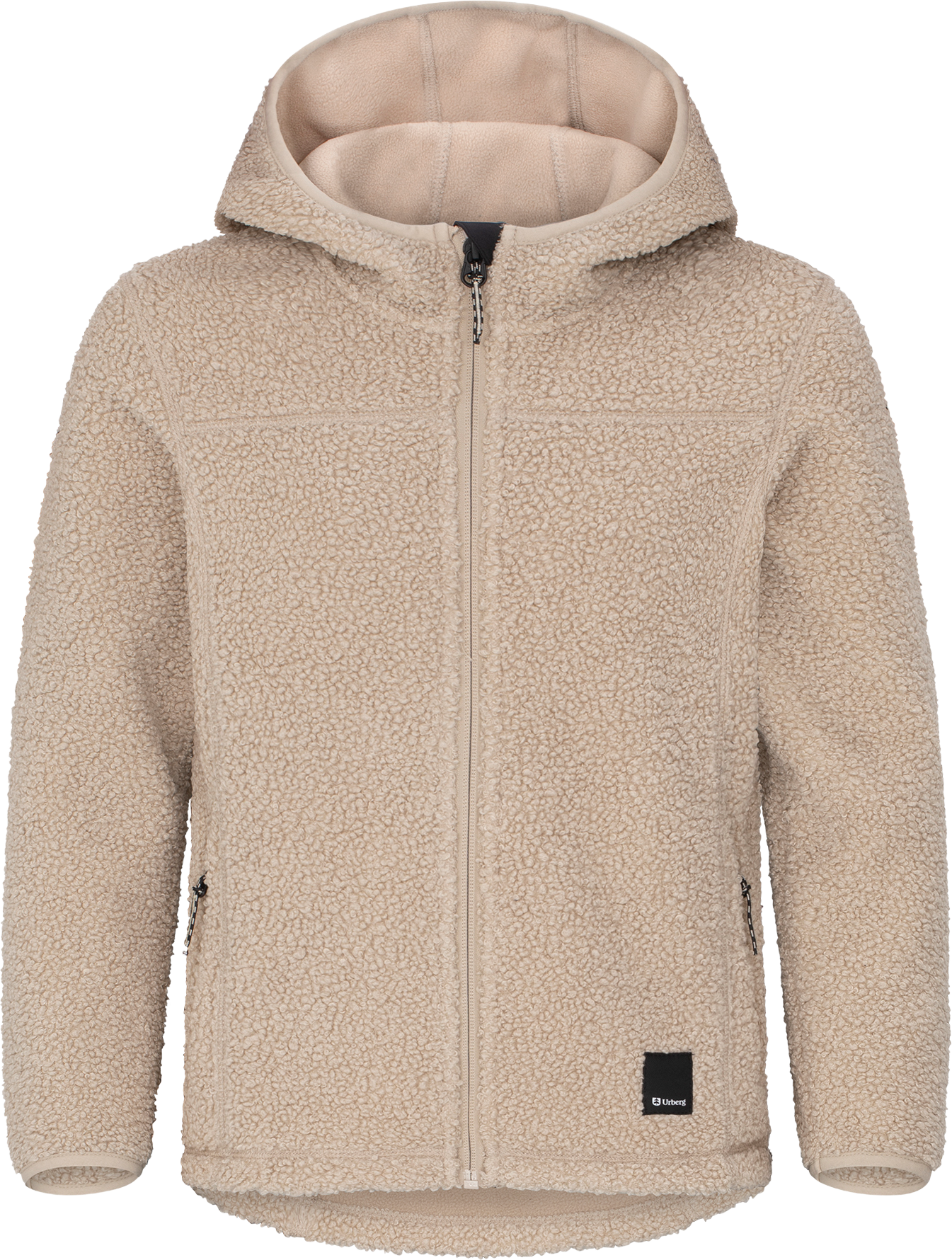 Urberg Juniors' Pile Hoodie Humus