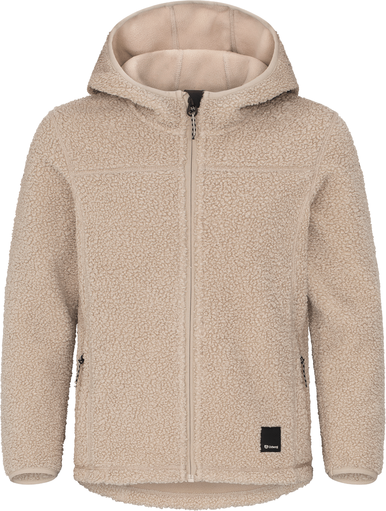 Urberg Juniors' Pile Hoodie Humus