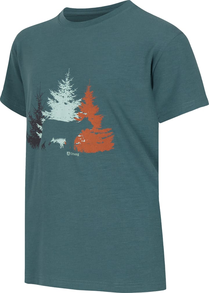 Urberg Juniors' Bamboo Print Tee Silver Pine Urberg