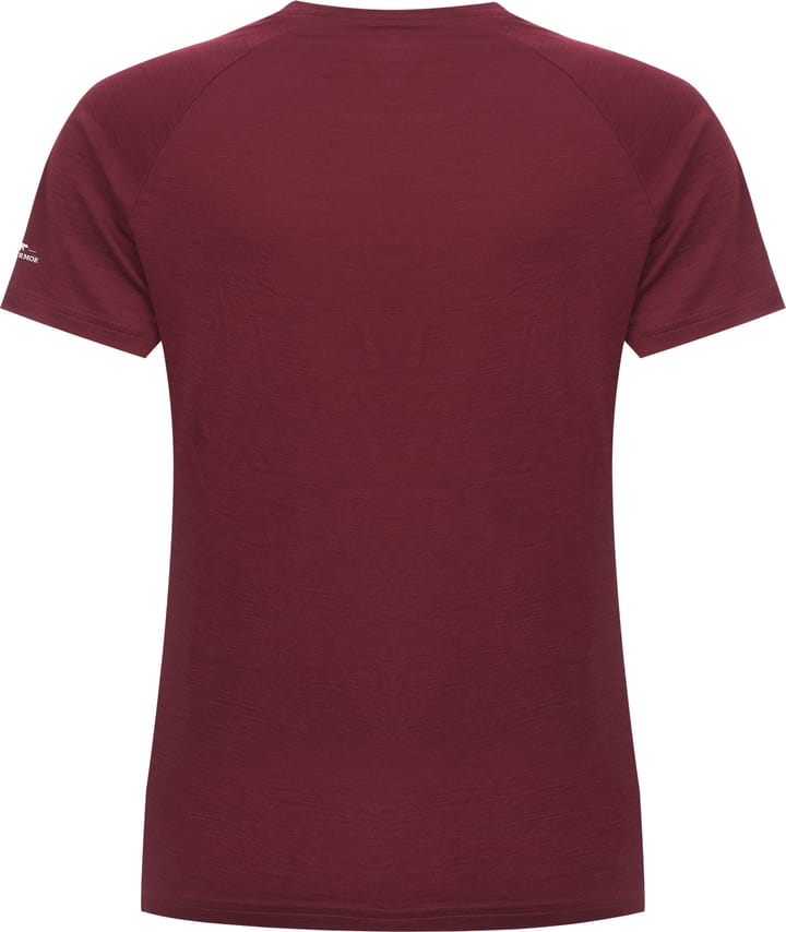 Gridarmor Thin Merino Tee Wmn Tawny Port Gridarmor