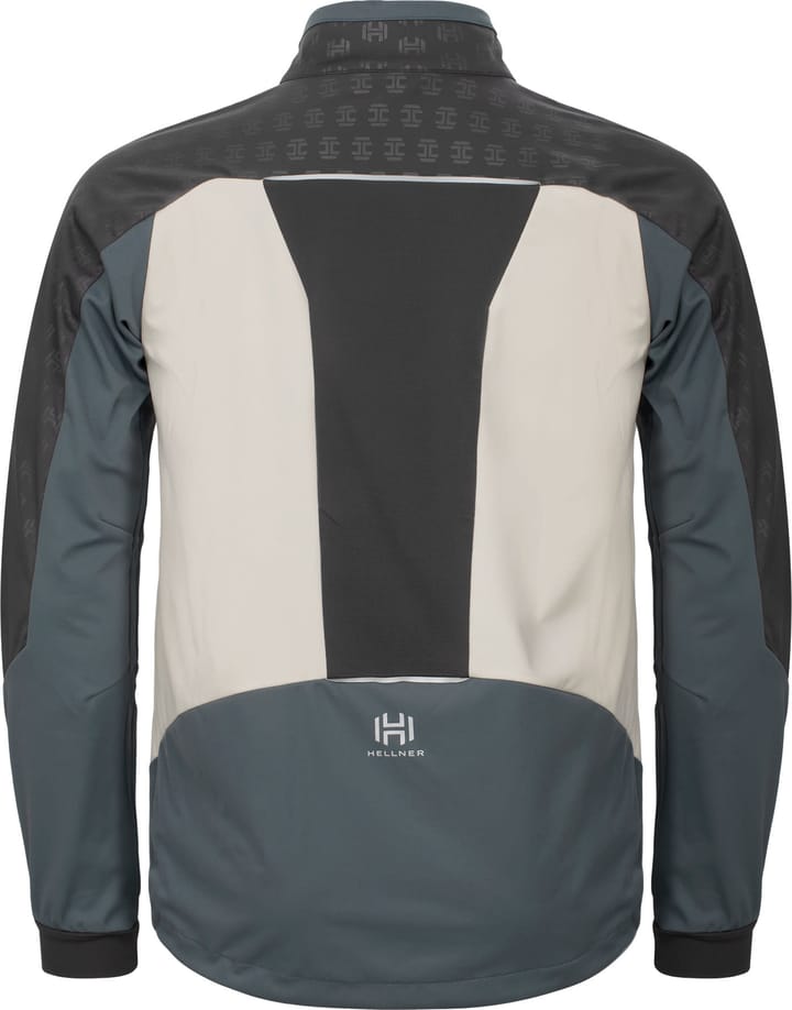 Hellner Men's Sårjås XC Ski Jacket Stormy Weather/Asphalt/Off White Hellner