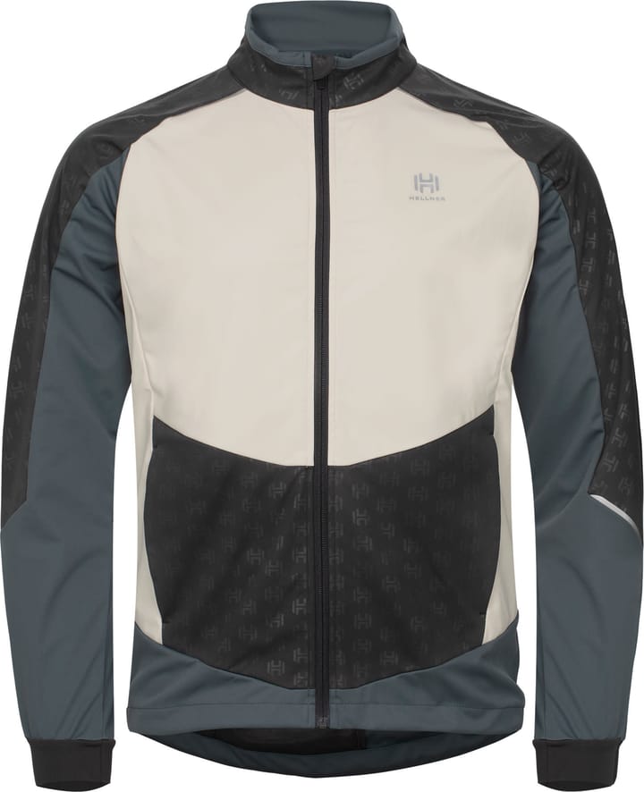 Hellner Men's Sårjås XC Ski Jacket Stormy Weather/Asphalt/Off White Hellner