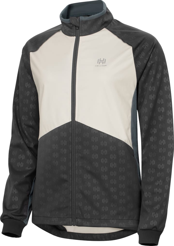 Hellner Women's Sårjås XC Ski Jacket Stormy Weather/Asphalt/Off White Hellner