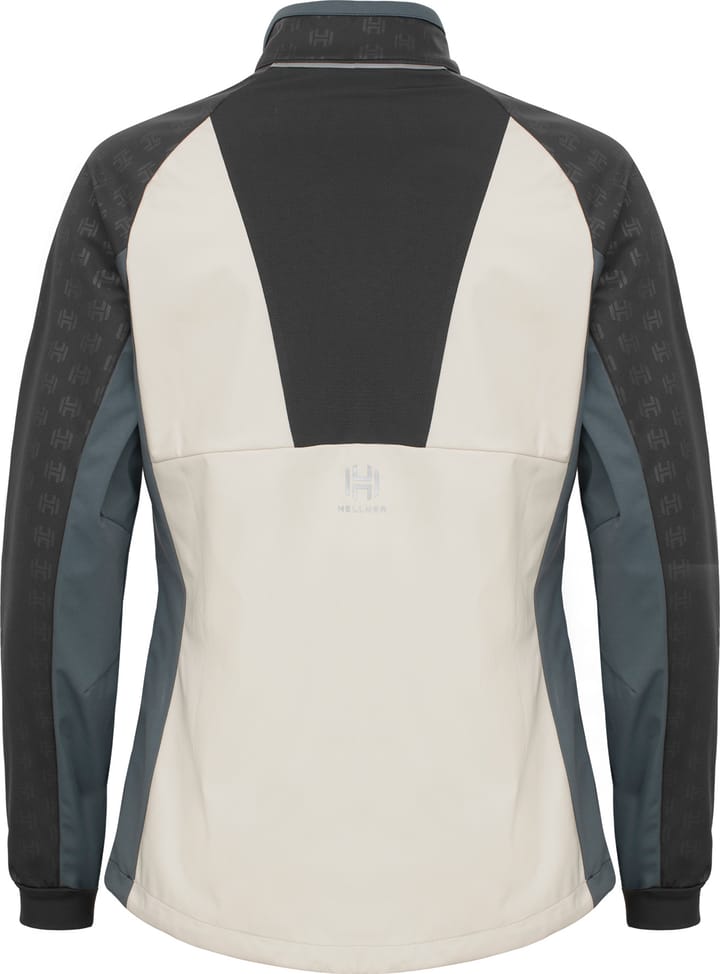 Hellner Women's Sårjås XC Ski Jacket Stormy Weather/Asphalt/Off White Hellner