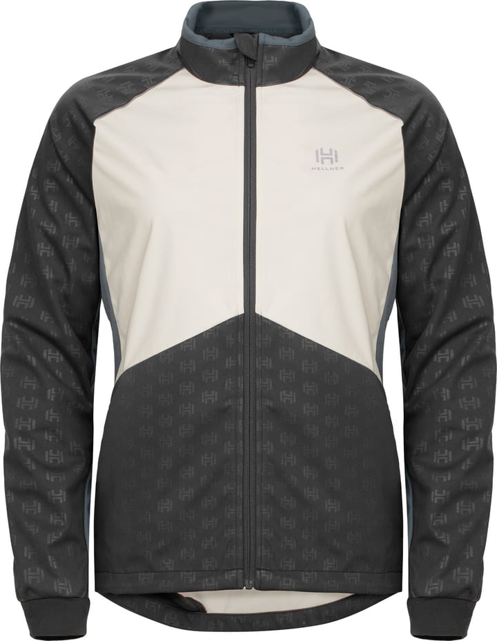 Hellner Women's Sårjås XC Ski Jacket Stormy Weather/Asphalt/Off White Hellner