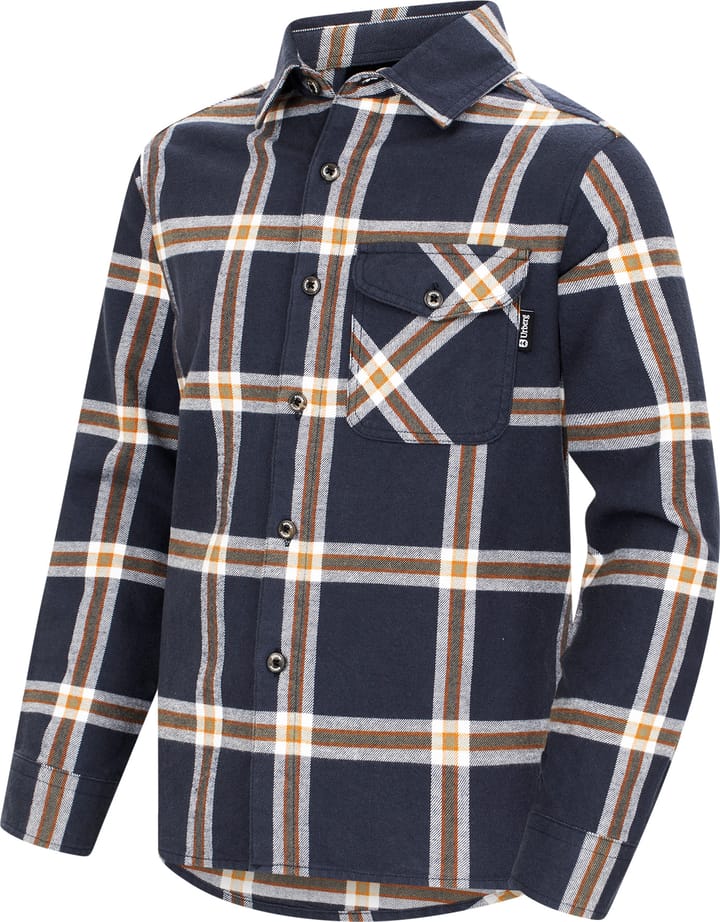 Urberg Juniors' Flanell Shirt Blue Nights/deep Lichen Green Urberg