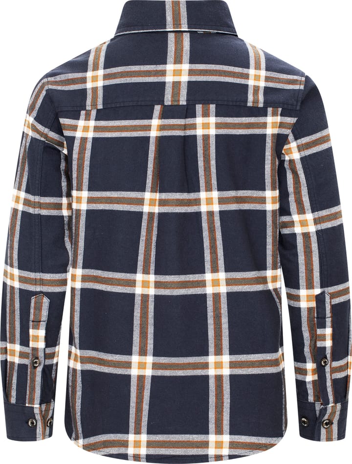 Urberg Flanell Shirt Jr Blue Nights/deep Lichen Green Urberg