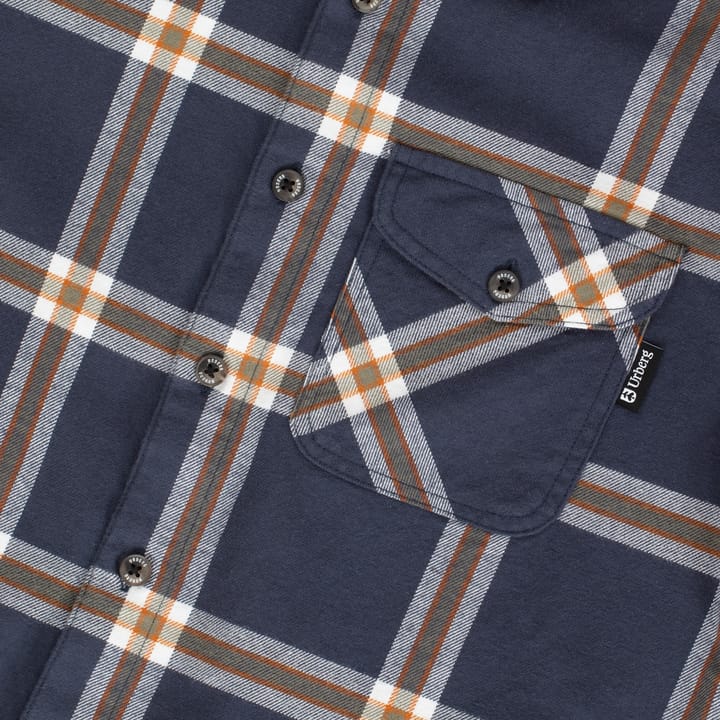 Urberg Juniors' Flanell Shirt Blue Nights/deep Lichen Green Urberg