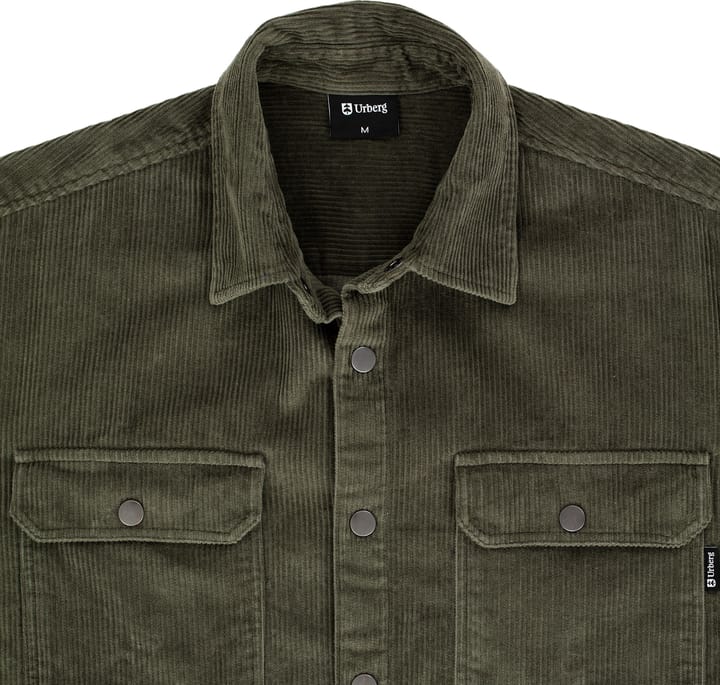 Urberg Corduroy Overshirt Men Deep Lichen Green Urberg