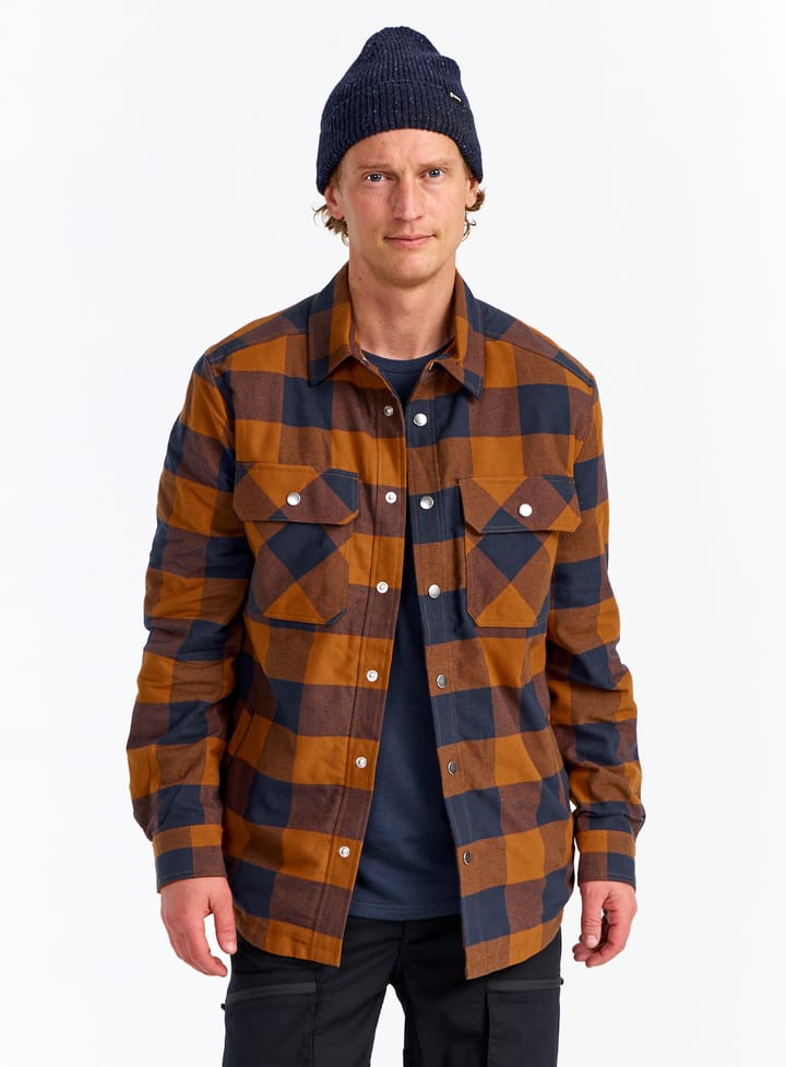 Urberg Padded Flannel Shirt Men Glazed Ginger Urberg