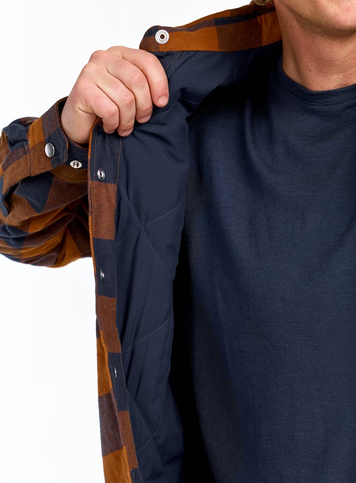 Urberg Padded Flannel Shirt Men Glazed Ginger Urberg