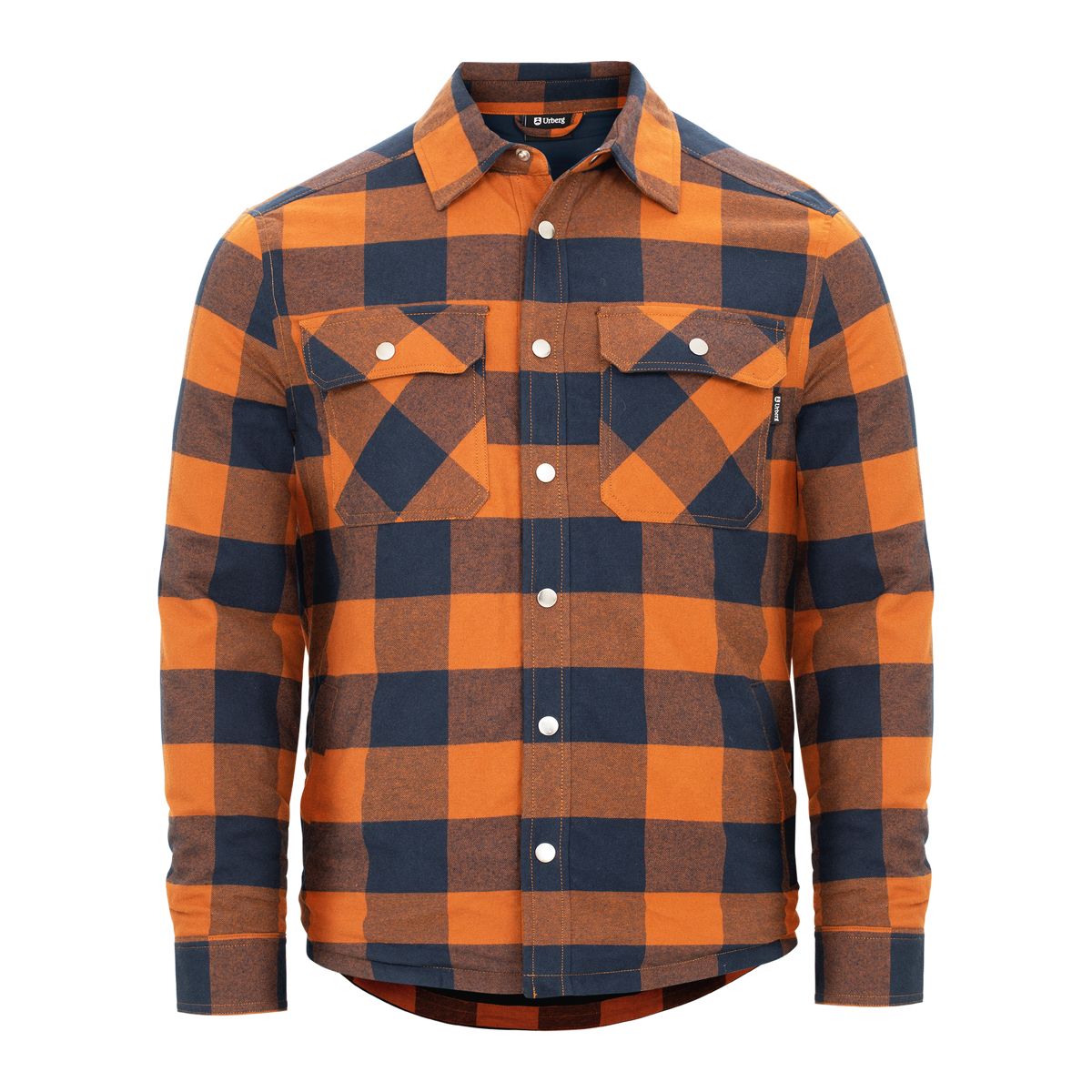 Urberg Padded Flannel Shirt Men Glazed Ginger