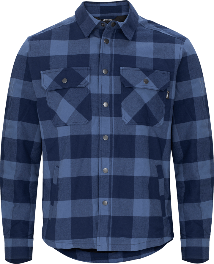 Urberg Men's Padded Flannel Shirt True Navy/Medieval Blue Urberg