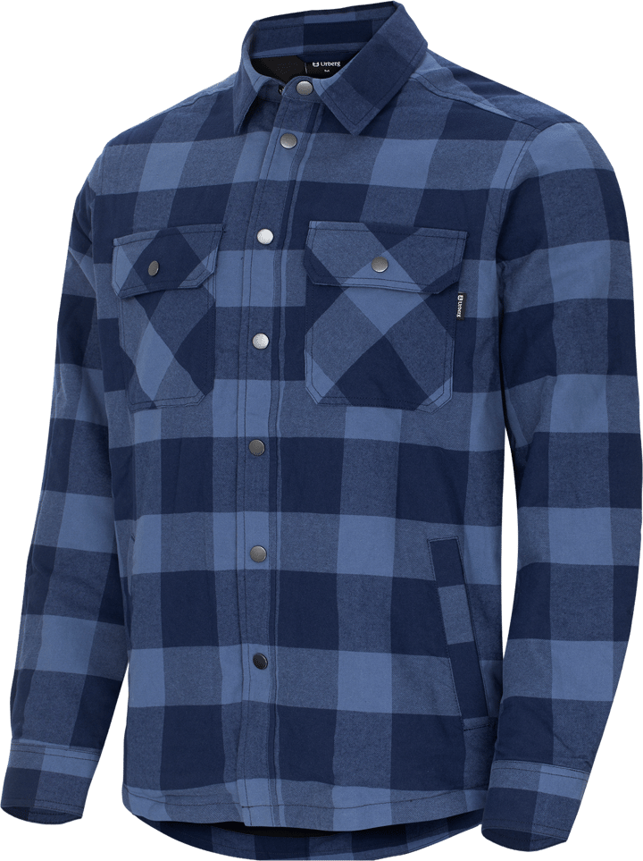 Urberg Men's Padded Flannel Shirt True Navy/Medieval Blue Urberg