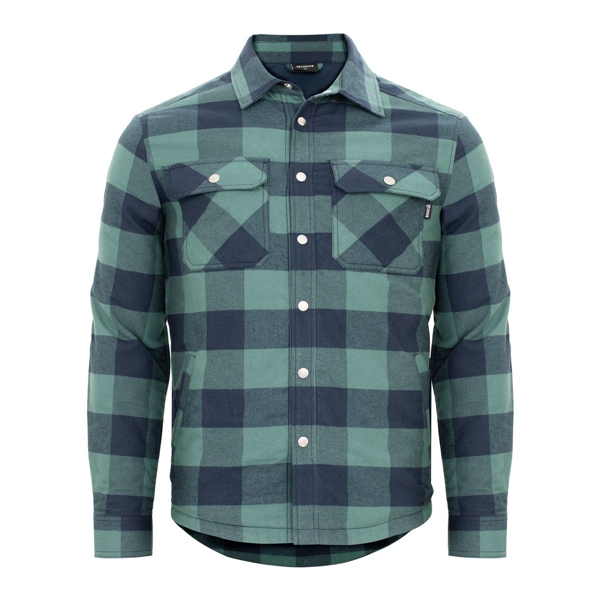 Urberg Padded Flannel Shirt Men Blue Nights