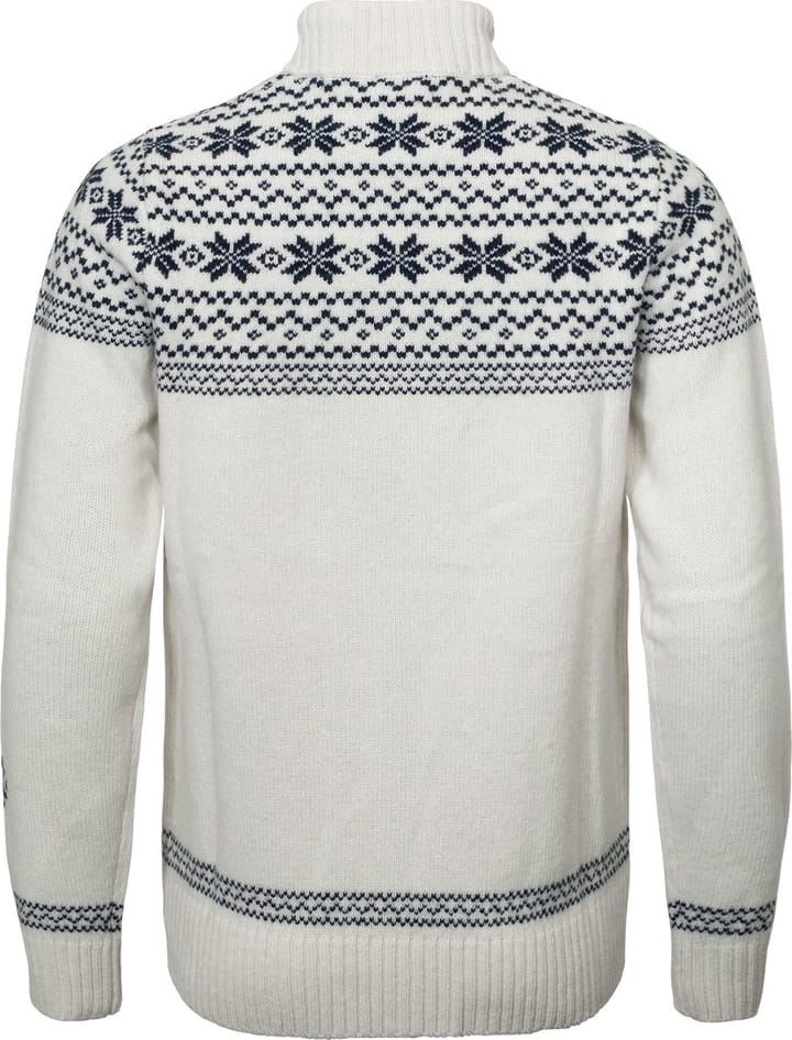 Gridarmor Women's Snøstjerne Full Zip Ullgenser  Bright White Gridarmor
