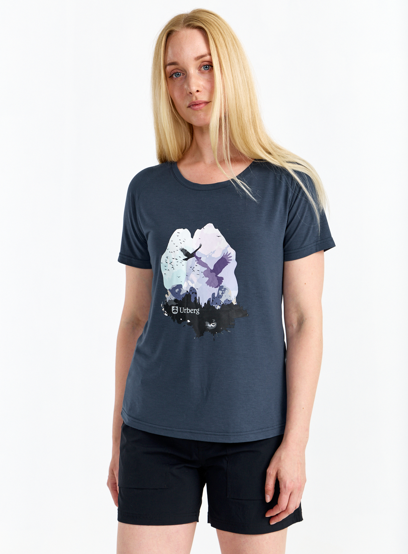 Urberg Women's Printed Tree Tee Silver Pine