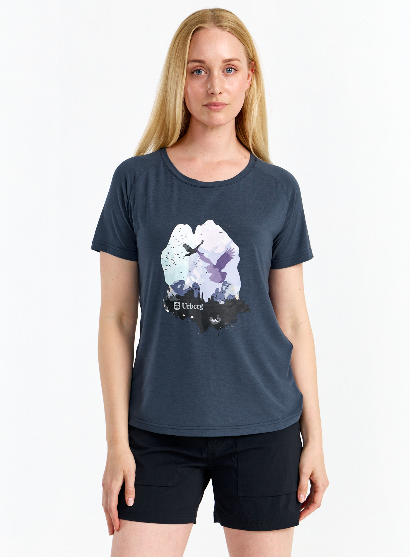 Urberg Women's Printed Tree Tee Silver Pine