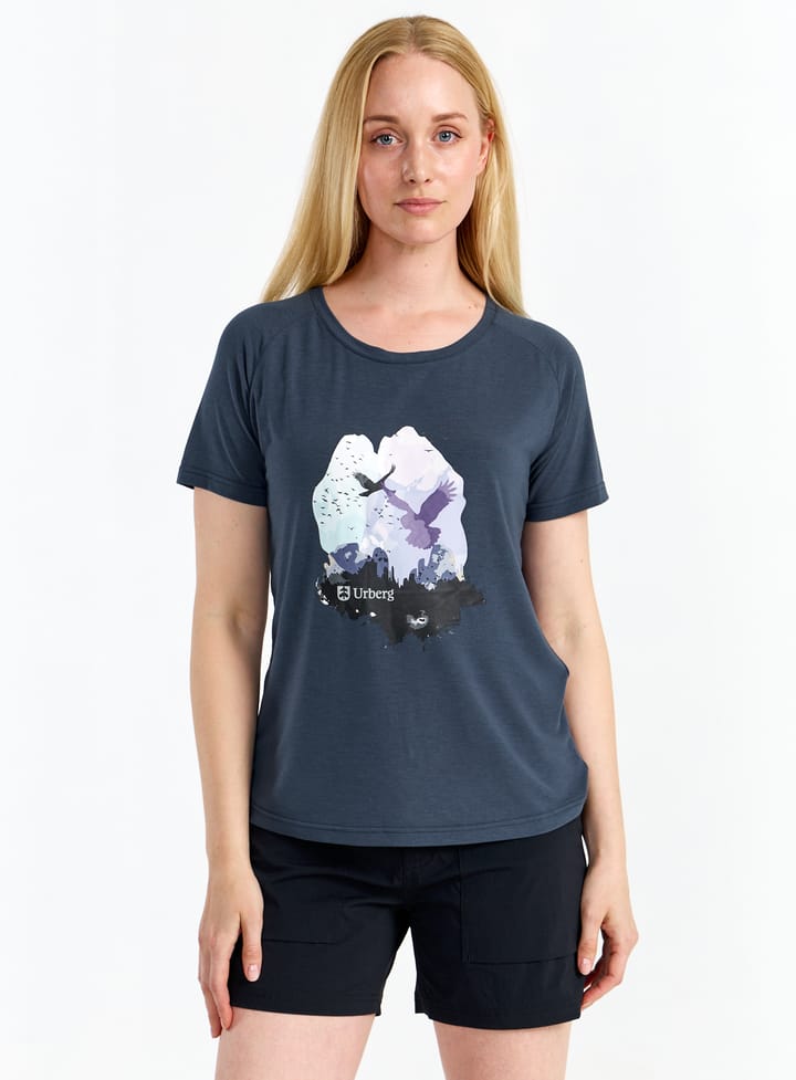 Urberg Women's Printed Tree Tee Huckleberry Urberg