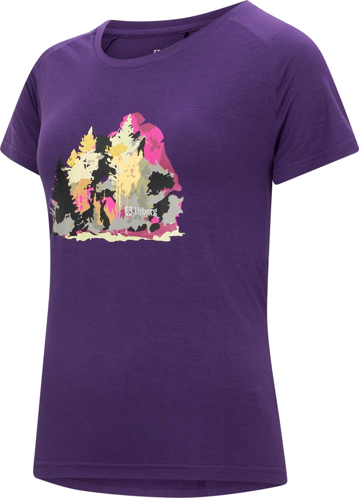 Urberg Women's Printed Tree Tee Grape Urberg