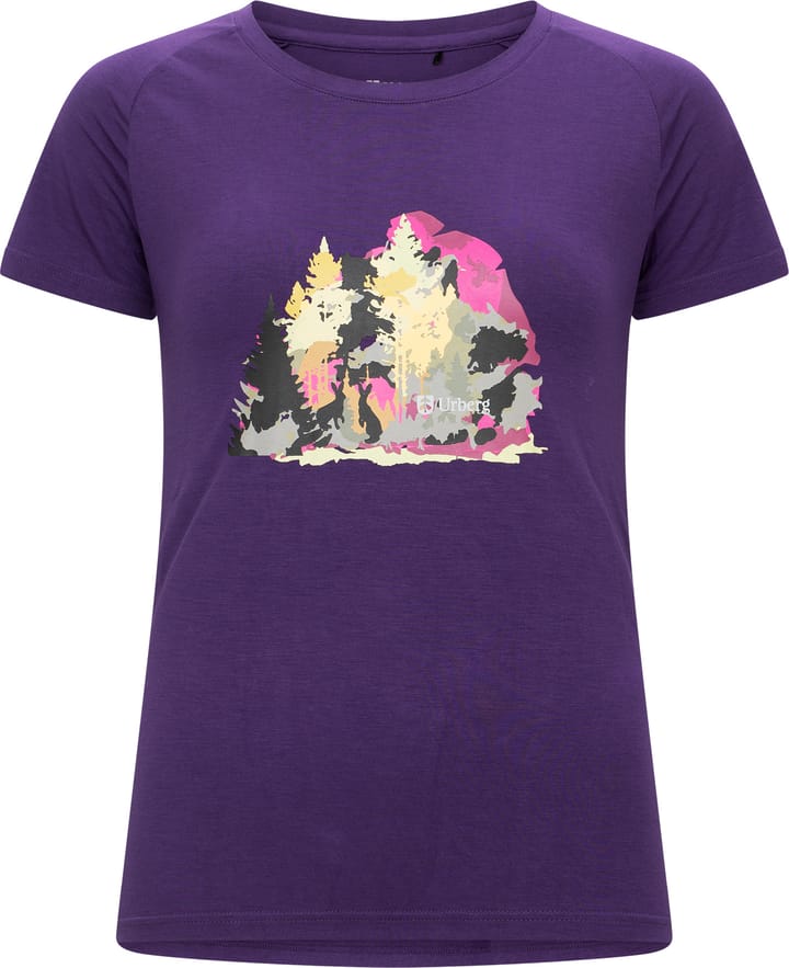 Urberg Women's Printed Tree Tee Grape Urberg