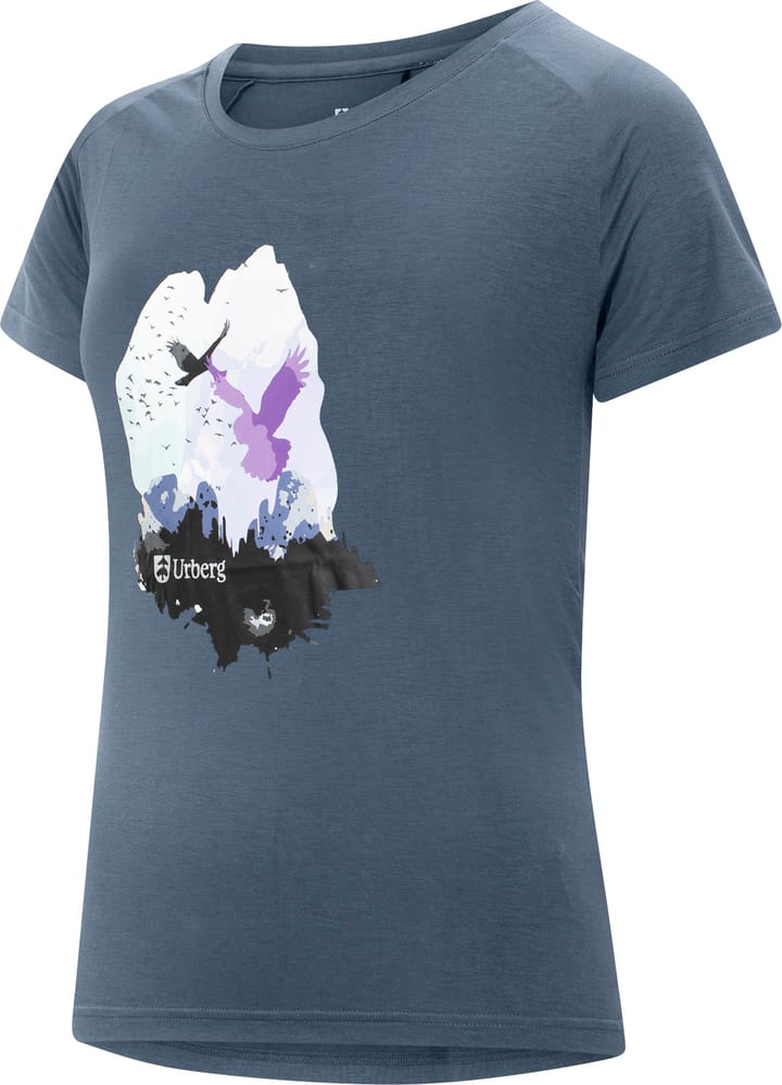 Urberg Women's Printed Tree Tee Midnight Navy Urberg