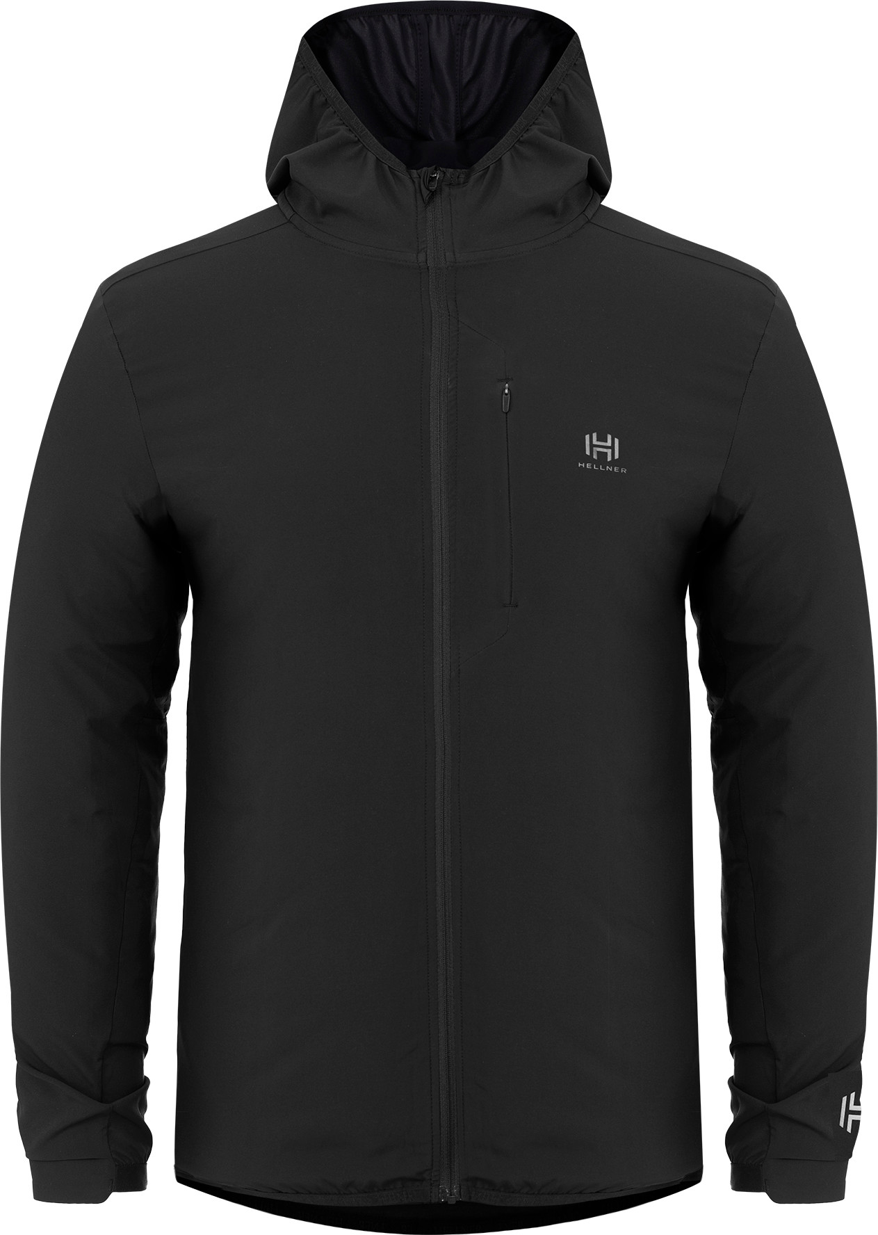 Hellner Men's Core Running Jacket Black Beauty Träningsjackor XXL