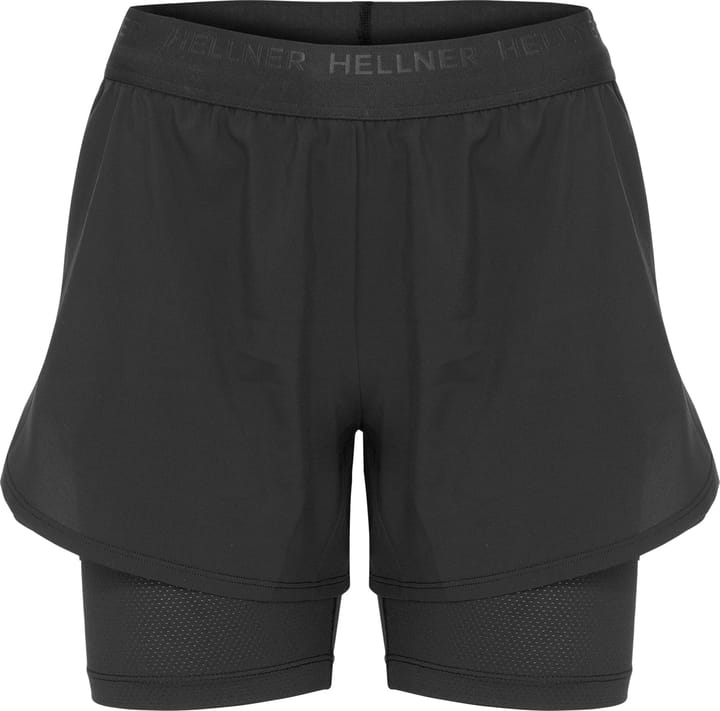 Hellner Women's Kelva 2-In-1 Running Long Tights Black Beauty/black Beauty Hellner